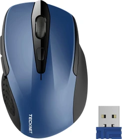 TeckNet Pro 2.4G Wireless, blau, USB