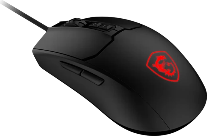 MSI Forge GM100 Gaming Mouse schwarz, USB