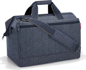 Reisenthel Allrounder L pocket herringbone dark blue