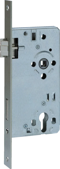 ABUS ESHT PZ Einsteckschloss DIN L 65 24, eckig, silber