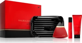 Mauboussin In Red EdP 100ml + Bodylotion 75ml + EdP 20ml + Tasche Duftset