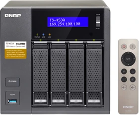 QNAP Turbo Station TS-453A-4G, 4GB RAM, 4x RJ-45 1000Base-T, 4x USB-A 3.0