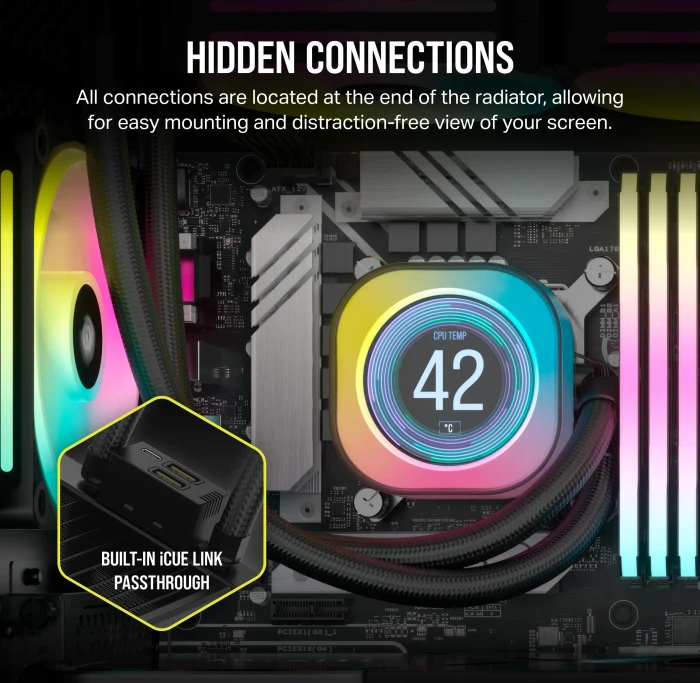 Corsair iCUE LINK H100i LCD RGB