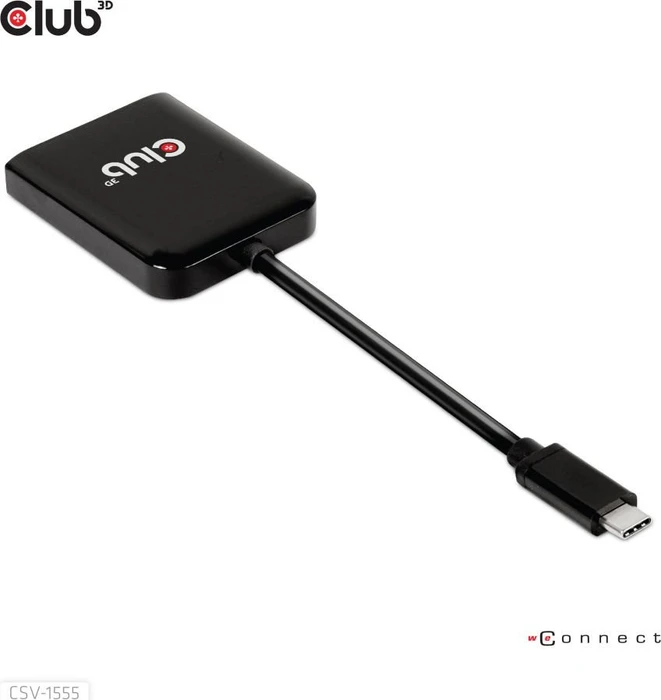 Club 3D USB-C auf Dual DisplayPort Adapter, USB-C 3.1 [Stecker]