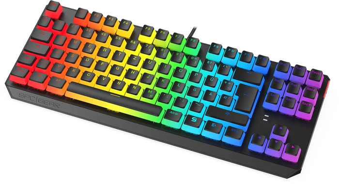 Endorfy SilentiumPC SPC Gear GK630K Pudding Tournament Edition, PBT, LEDs RGB, Kailh RED, USB, DE