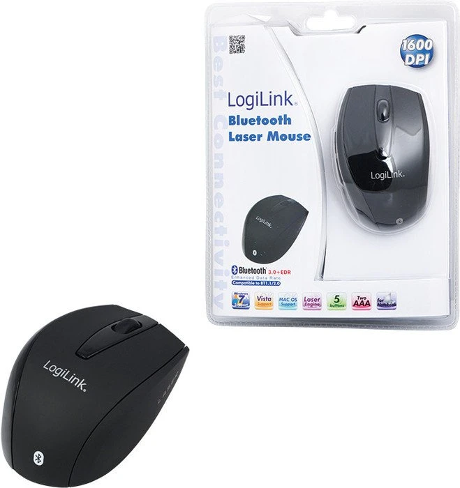 LogiLink Wireless Bluetooth Laser Mouse, Bluetooth