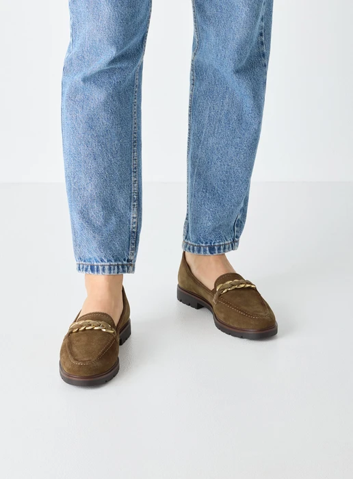 Tamaris Lederslipper braun (Damen)