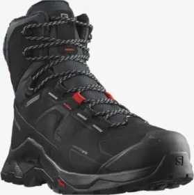 Salomon Quest Winter Thinsulate CSWP black/goji berry/monument (Herren)