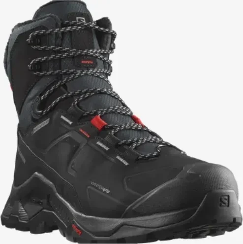 Salomon Quest Winter Thinsulate CSWP black/goji berry/monument (Herren)