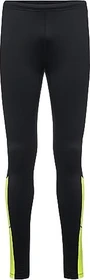 Gore Wear R3 Thermo Tights Laufhose lang black/neon yellow (Herren)