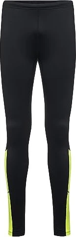 Gore Wear R3 Thermo Tights Laufhose lang black/neon yellow (Herren)