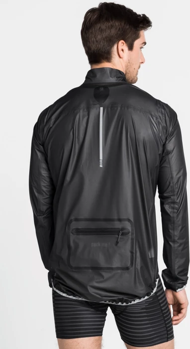 Odlo Zeroweight Dual Dry Waterproof Hardshell Fahrradjacke schwarz (Herren)