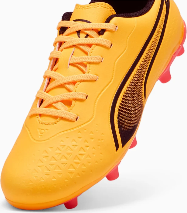 Puma King Match FG/AG sun stream/puma black/sunset glow