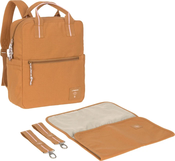Lässig Little One & Me Wickelrucksack karamell