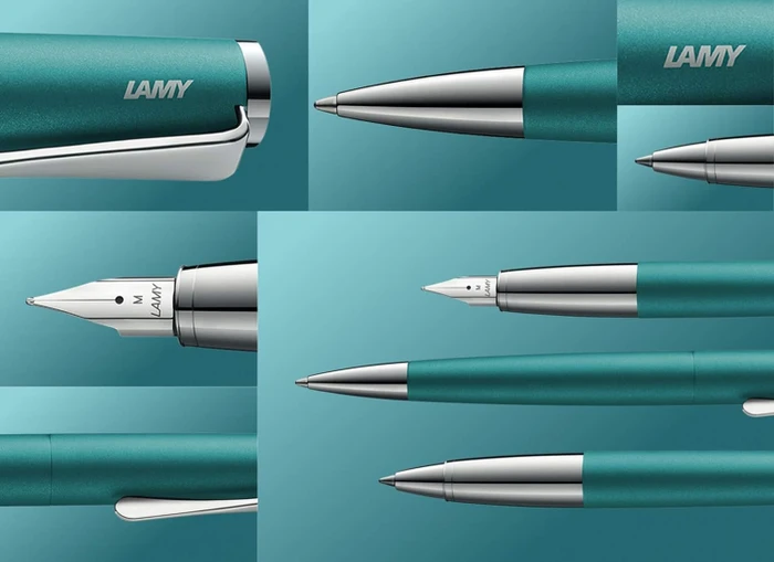 Lamy studio Tintenroller (Mine) aquamarine
