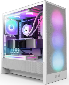 NZXT H5 Flow RGB (2024), weiß, Glasfenster