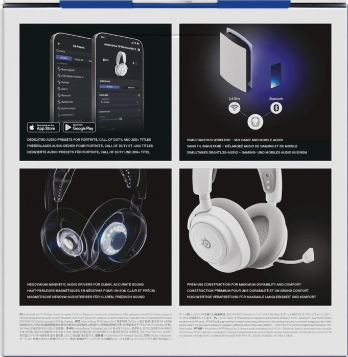 SteelSeries Arctis Nova 7P Wireless Gen 2 weiß