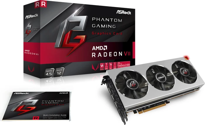 ASRock Phantom Gaming X Radeon VII 16G, PG X R VII 16G, 16GB HBM2, HDMI, 3x DP