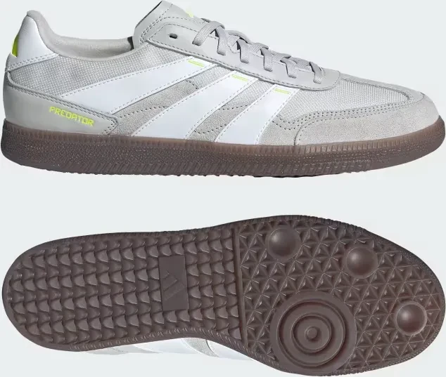 adidas Predator Freestyle IN grey one/cloud white/team solar yellow 2