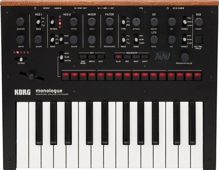 Korg monologue schwarz