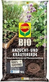 Compo Bio Anzucht- und Kräutererde torffrei, 10l