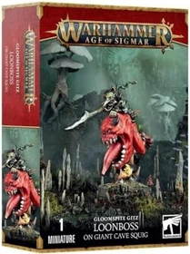 Games Workshop Warhammer Age of Sigmar - Gloomspite Gitz - Loonboss auf Giant Cave Squig