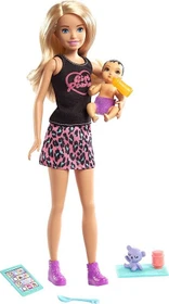 Mattel Barbie - Skipper Babysitters Inc. Puppe blond & Baby-Puppe
