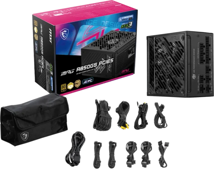 MSI MPG A850GS PCIE5 850W, ATX 3.1