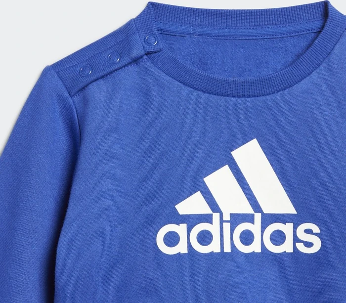 adidas Badge of Sport Trainingsanzug semi lucid blue/white (Junior)