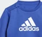 adidas Badge of Sport Trainingsanzug semi lucid blue/white (Junior) Vorschaubild