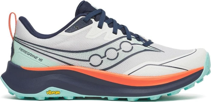 Saucony Peregrine 16 white/navy (Damen)
