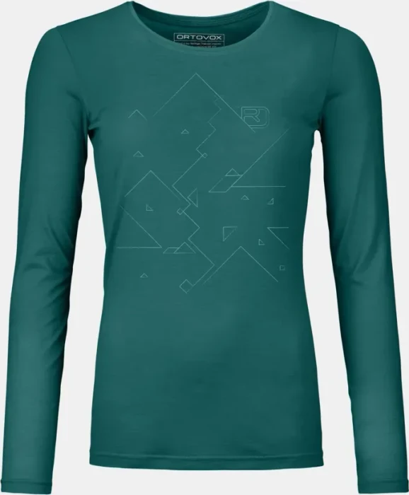 Ortovox 185 Merino Tangram Funktionsshirt langarm (Damen)