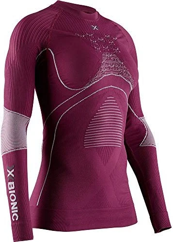 X-Bionic Energy Accumulator 4.0 Kompressionsshirt langarm plum/pearl grey (Damen)