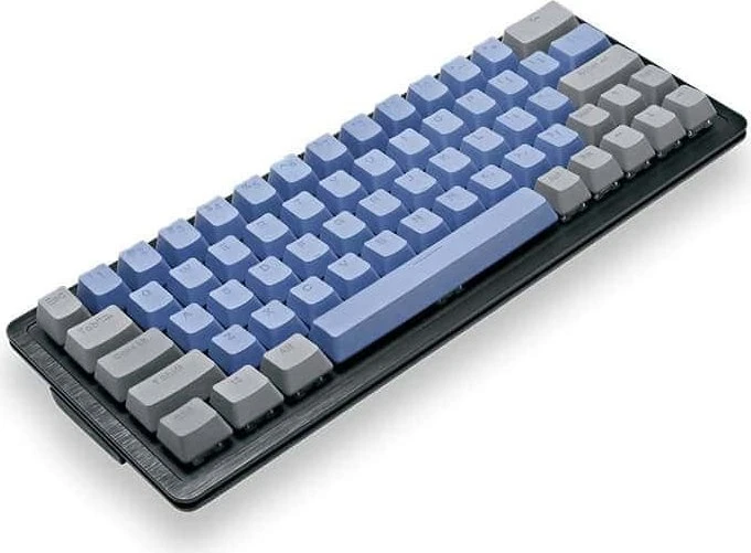 Mountain Mineral Keycap Set, Kunststoff (PBT) Double-Shot, grau/blau, 113 Tasten (104+9), ANSI-US