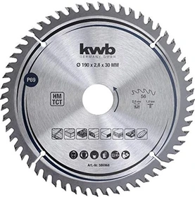 kwb Präzision Kreissägeblatt 56Z, 190x1.8x30mm, 1 Stück