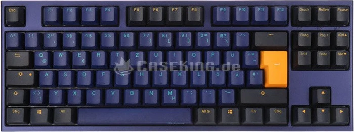 Ducky One 2 TKL PBT blau, Horizon, MX BLACK, USB, DE