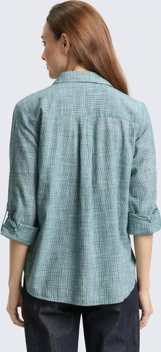 Tom Tailor Brusttaschen Hemd langarm deep meadow green (Damen)