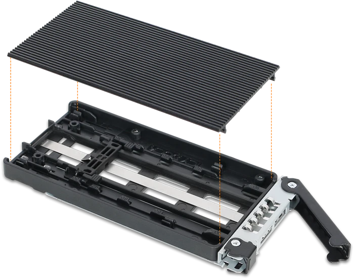 Icy Dock Tray MB834TP-B, Einschub/Carrier für MB834M2K-B / MB833M2K-N – Bild 2 von 6