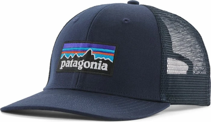 Patagonia P-6 Logo Trucker Kappe new navy