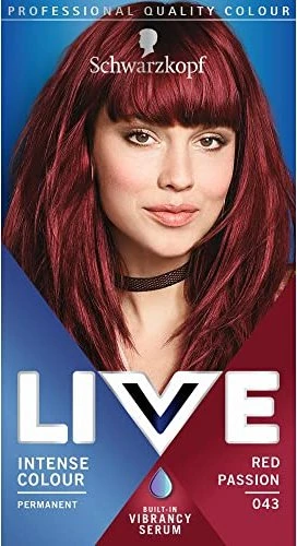 Schwarzkopf Live Color XXL Color Intense Haarfarbe 43 red passion, 80ml