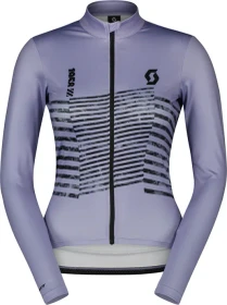 Scott RC Team Warm Graphics Trikot langarm heather purple (Damen)