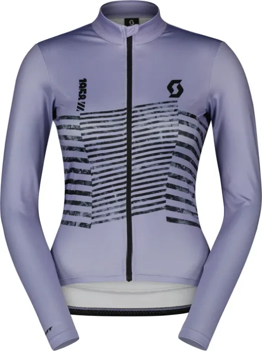 Scott RC Team Warm Graphics Trikot langarm heather purple (Damen)