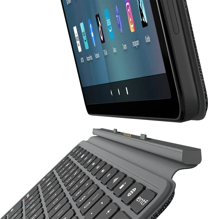 Amazon Tastaturhülle für Amazon Fire Max 11 (2023), schwarz, DE