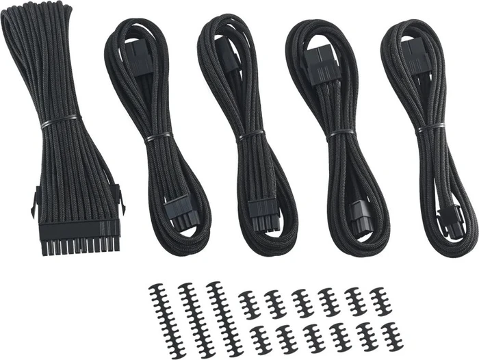 CableMod Classic ModFlex Cable Extension Kit, 8+8 Series, schwarz