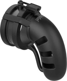 Shots Toys ManCage Chastity with Ballsplitter 19 Peniskäfig black