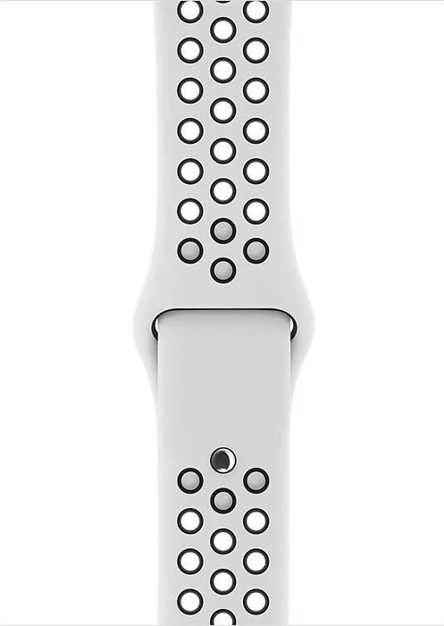 Apple Watch Nike+ Series 3 (GPS) Aluminium 42mm silber mit Sportarmband platinum-grau/schwarz