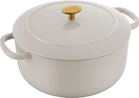 Zwilling Ballarini Bellamonte Cocotte Schmortopf rund 26cm elfenbeinweiß