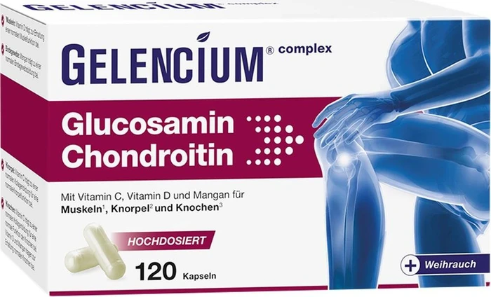 Gelencium Glucosamin Chondroitin Kapseln, 120 Stück