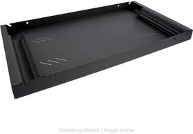Triton Fachboden perforiert, schwarz, 1HE