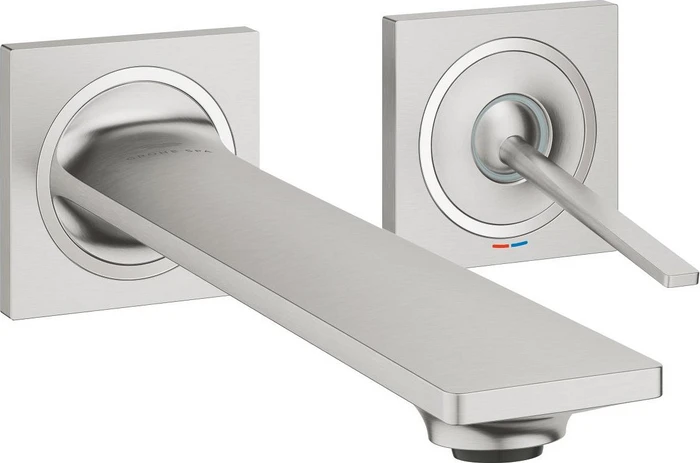Grohe Allure 2-Loch-Waschtischbatterie supersteel